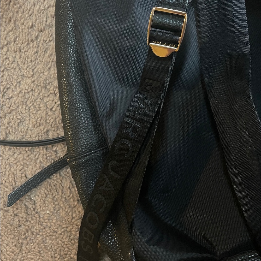 Marc Jacobs Black Leather Backpack - Picture 3 of 6